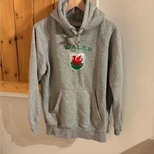 Gray Wales Emblem Hoodie